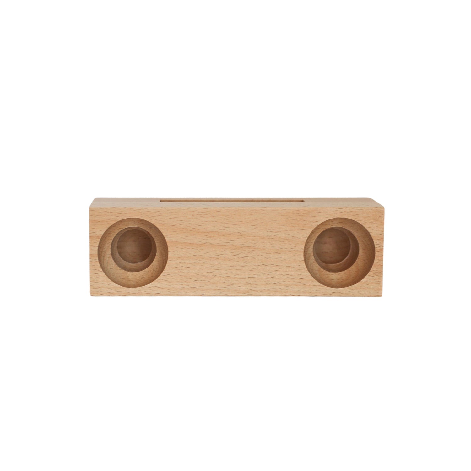 Beechwood Amplifier/Phone Holder, 6.75" X 2"-2