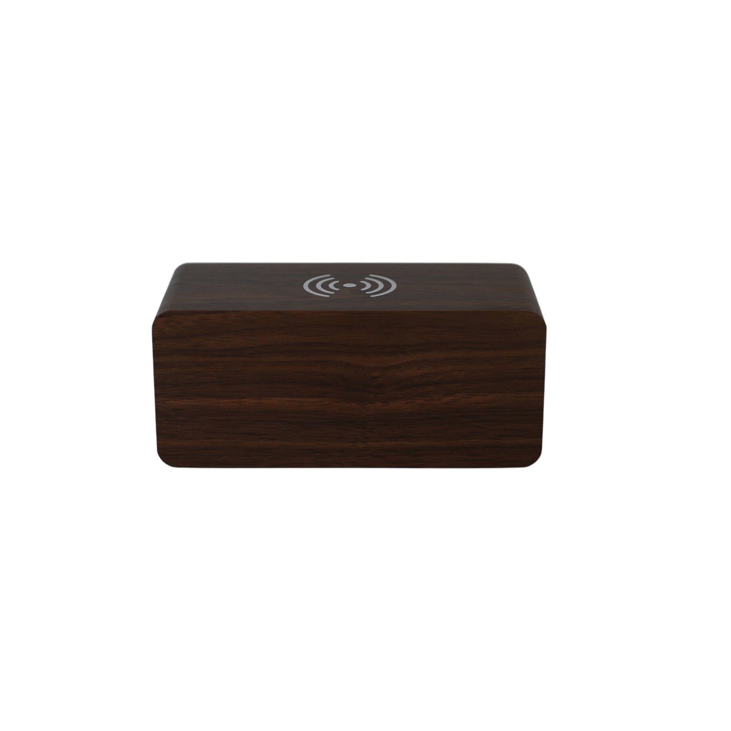 Walnut Wireless Phone Charger/Digital Clock-2