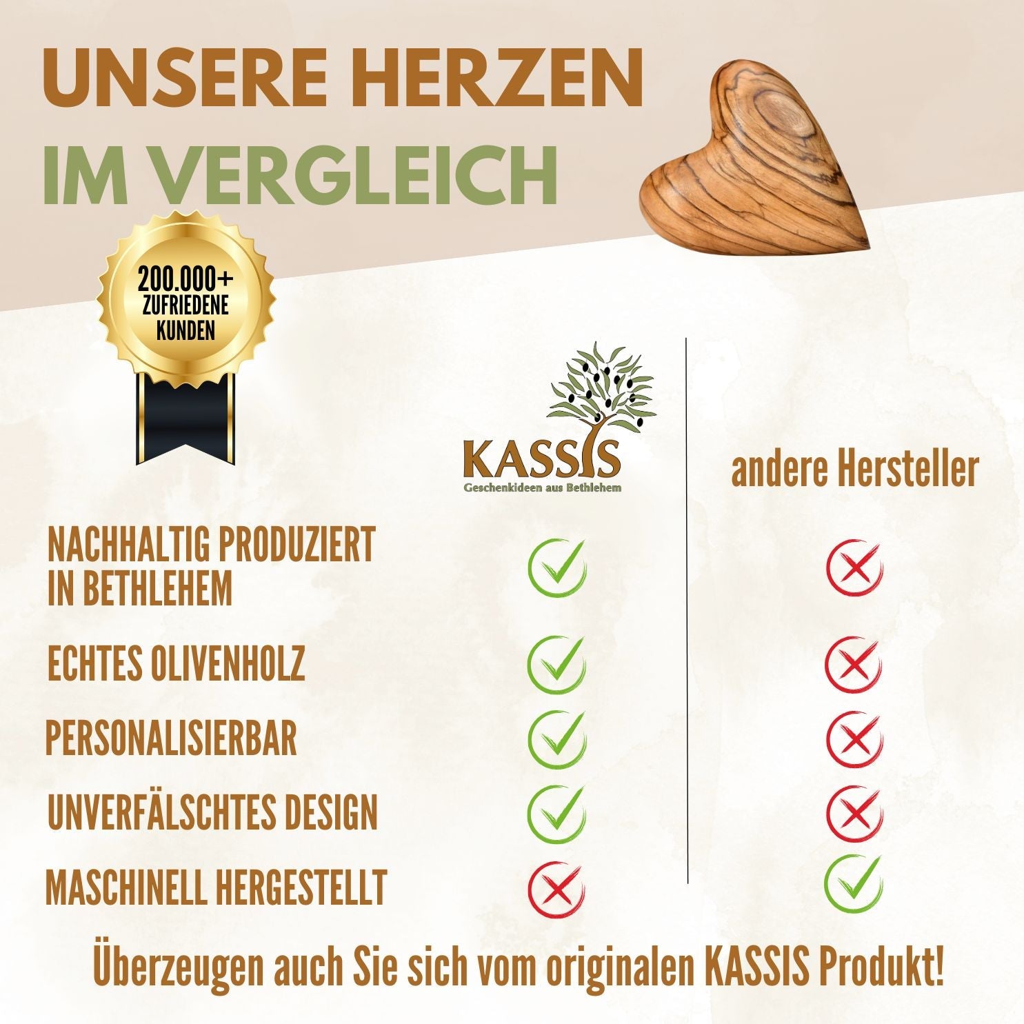 Herz Geschenk Olivenholz Handschmeichler Glücksbringer-3