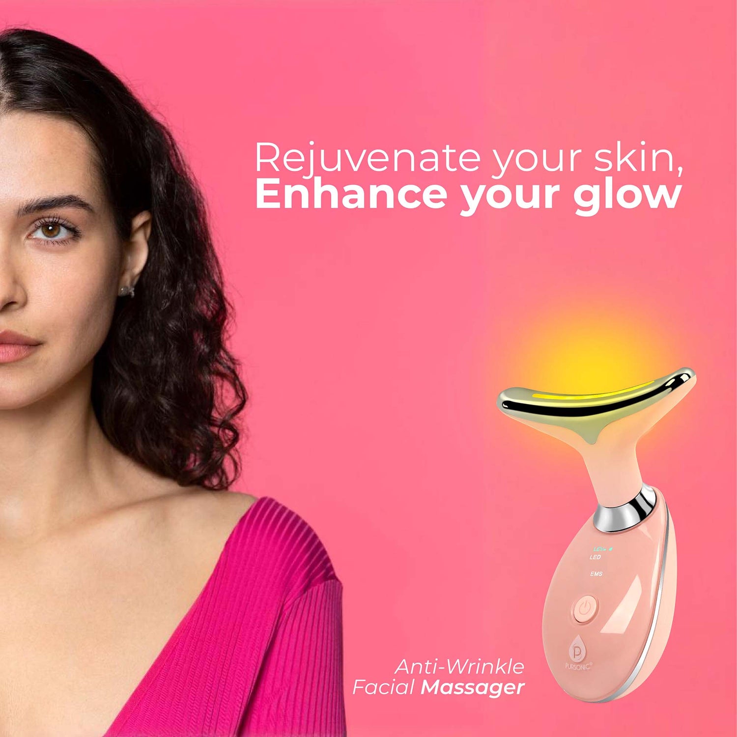 Pursonic Ultimate Glow Skincare Bundle – LED Therapy, Pore Vacuum, Anti-Aging Serums & More!-1