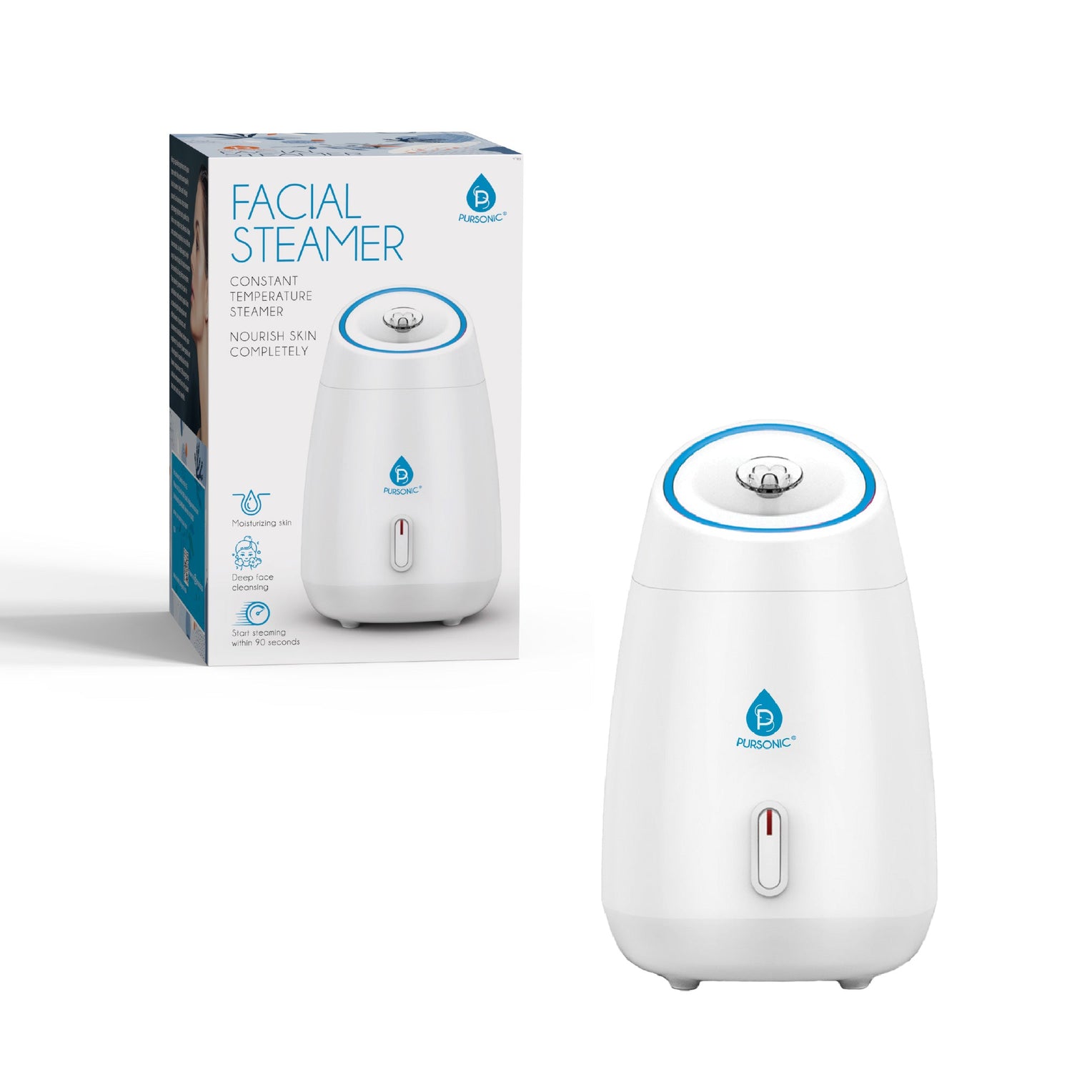 Pursonic Facial Steamer Hot Mist Moisturizing Spa-0