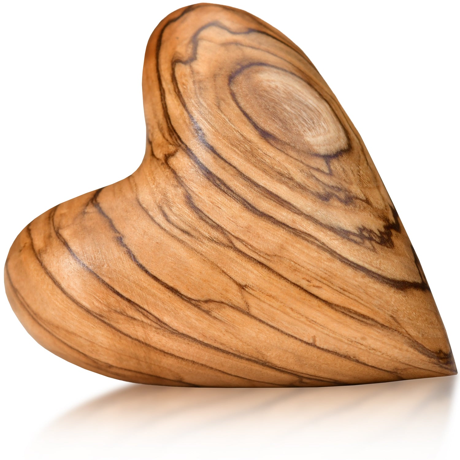 Herz Geschenk Olivenholz Handschmeichler Glücksbringer-0