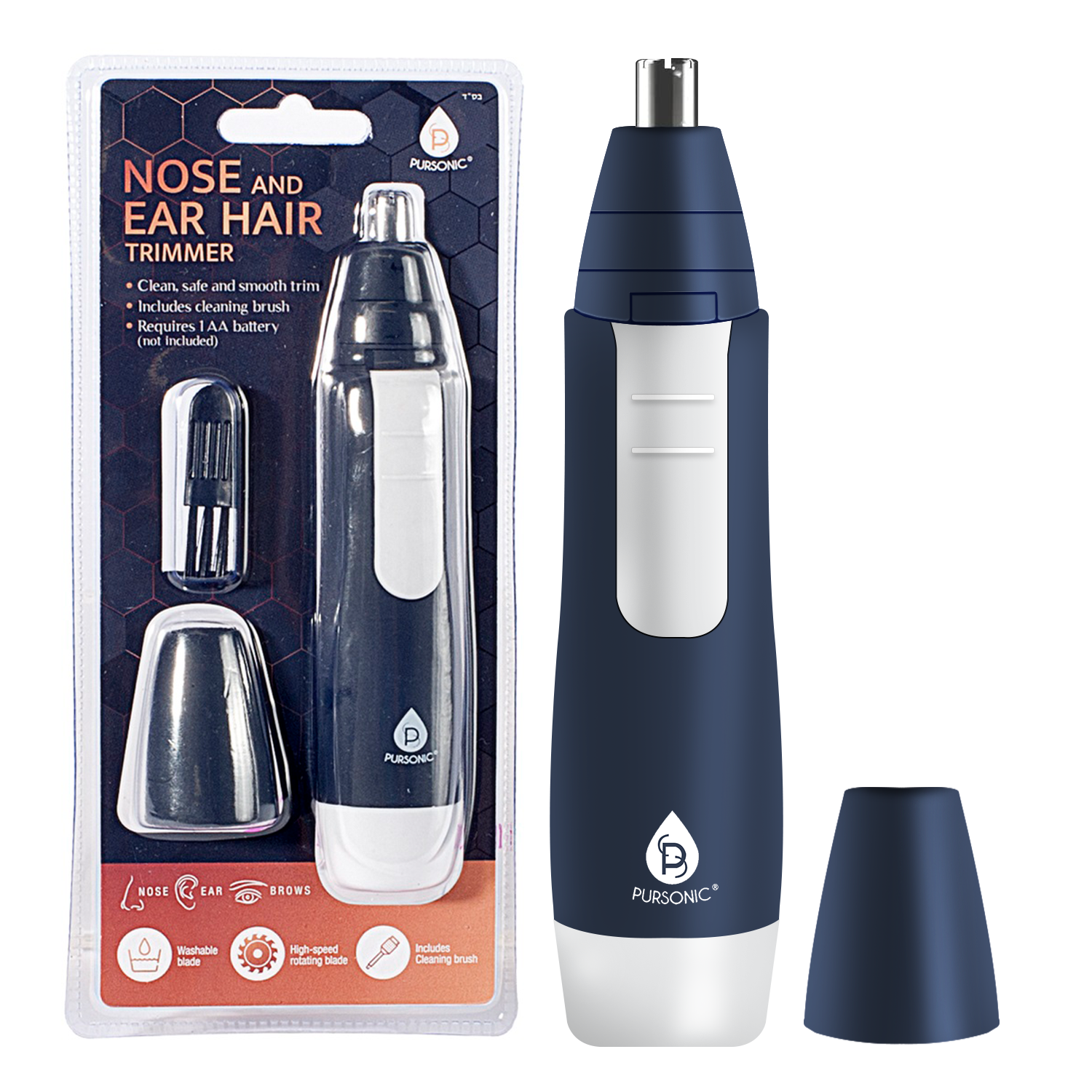 Pursonic Nose and Ear Hair Trimmer-0